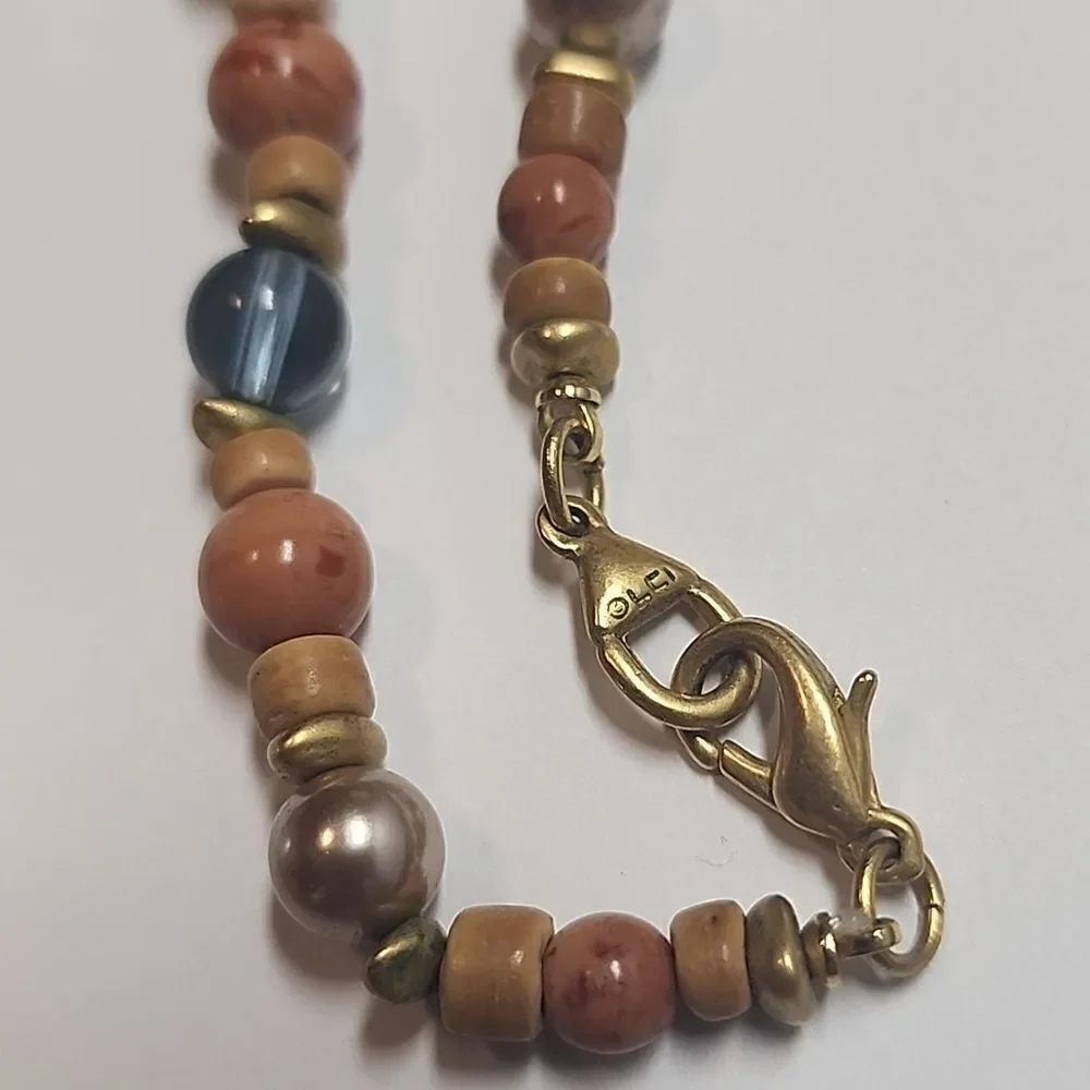 Liz Claiborne Elegant Multicolor Beaded Necklace